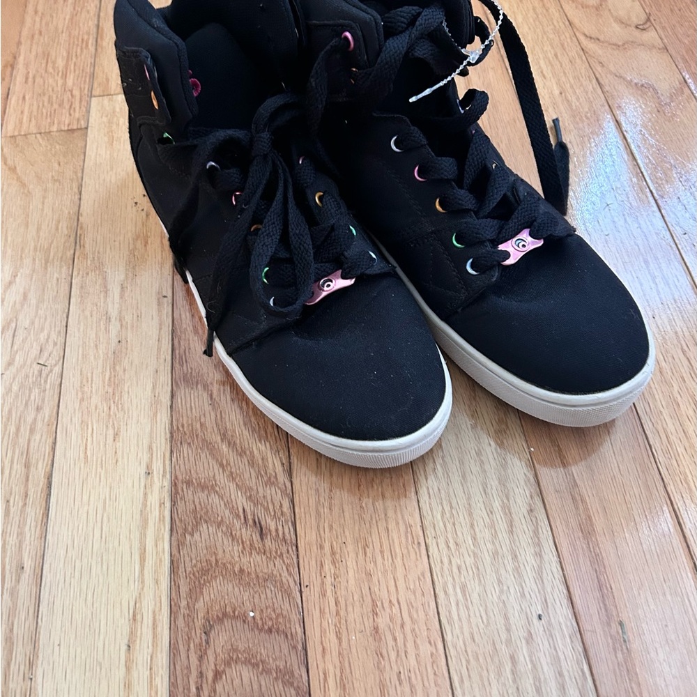 Osiris Kids Black and White High-Top Sneakers